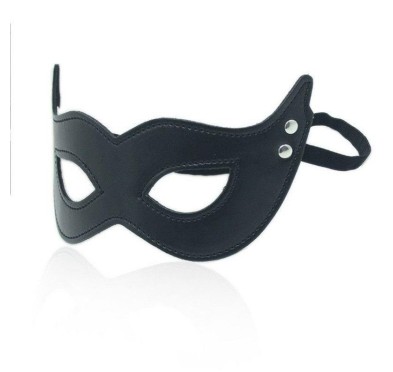 Maska skórzana BDSM Maschera mistery black